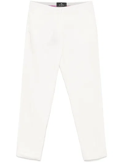 Etro Tailored Trousers In 白色
