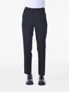 Etro Black Wool Twill Cigarette Pants