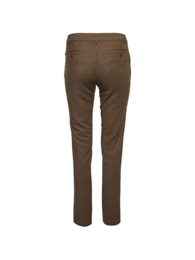 Pre-owned Etro Tailored Trousers In Brown