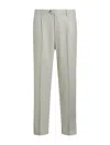 Etro Tailored Wool Trousers In Grey