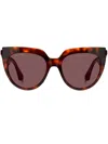 Etro Tailoring Cat-eye Sunglasses In Brown