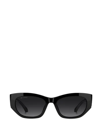 Etro Tailoring Sunglasses In Black