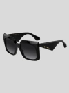 Etro Tailoring Sunglasses, Damen, Schwarz In Black