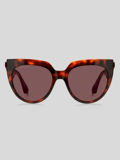 ETRO TAILORING SUNGLASSES, WOMAN, LIGHT BROWN