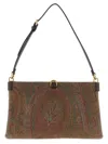 Etro Talk Clutch In Brown