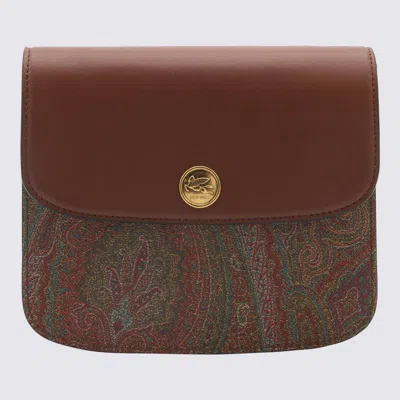 Etro Tan And Multicolor Paisley Essential In Brown