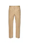 ETRO ETRO TAPERED STRETCHED CHINO TROUSERS