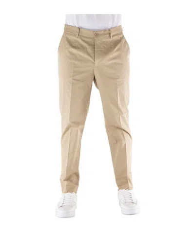 Etro Tapered Stretched Chino Trousers In Nude
