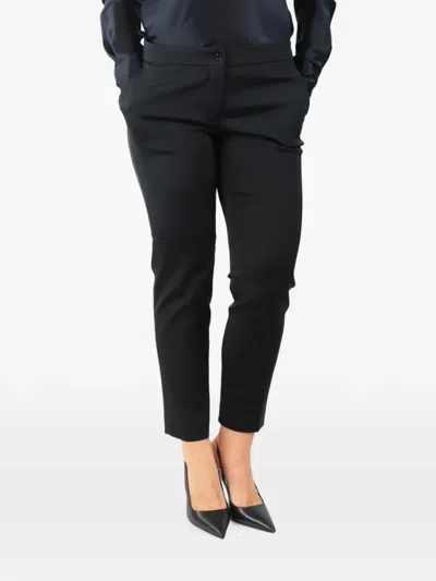 Pre-owned Etro Tapered Trousers In Black