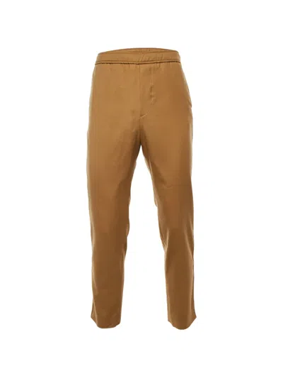 Pre-owned Etro Tapered-leg Trousers In Neutral