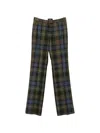 Etro Tartan Check-pattern Trousers In Multi