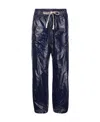 Etro Man Pants Blue Size 36 Polyamide In Black