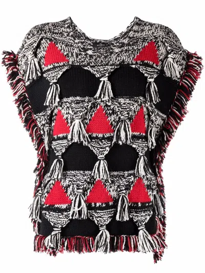 ETRO TASSEL-DETAIL WOOL JUMPER