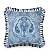 Etro Hoa Cushion With Passementerie In Blue