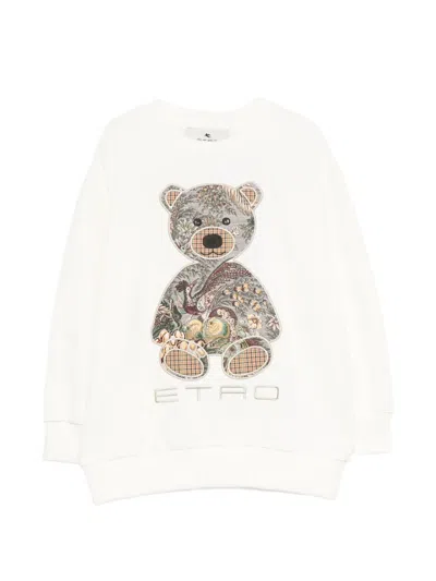 Etro Kids' Teddy-bear Sweater In Brown