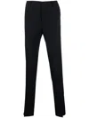 Etro Textured-finish Tailored Trousers In Blue