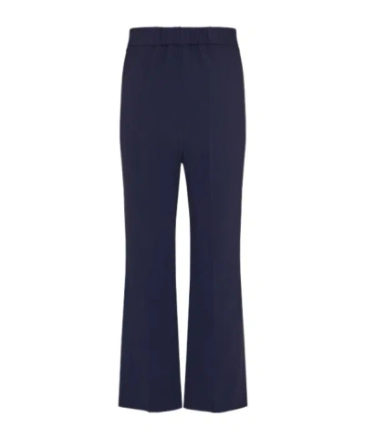 Etro Textured Trousers In Blue