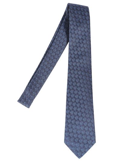 Etro Tie In Blu Navy
