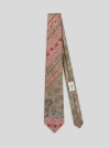 Etro Tie With Placed Designs In Red