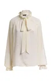 Etro Tie-neck Blouse In White