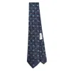 Etro Patterned Tie In Blue