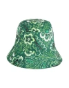 Etro Babies'  Toddler Boy Hat Green Size 6 Cotton, Polyester, Acrylic In Blue