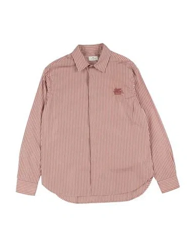 Etro Babies'  Toddler Boy Shirt Brick Size 6 Cotton, Viscose In Brown