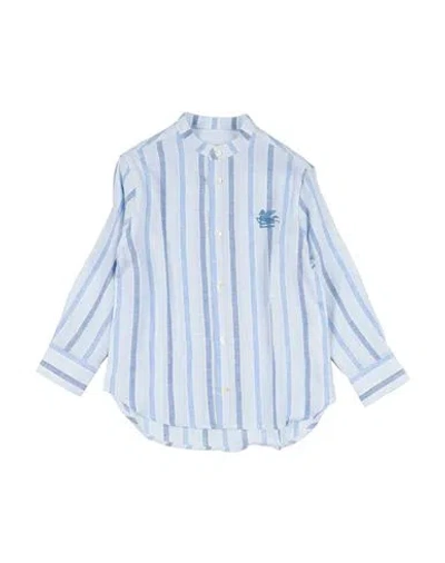Etro Babies'  Toddler Boy Shirt Sky Blue Size 6 Linen