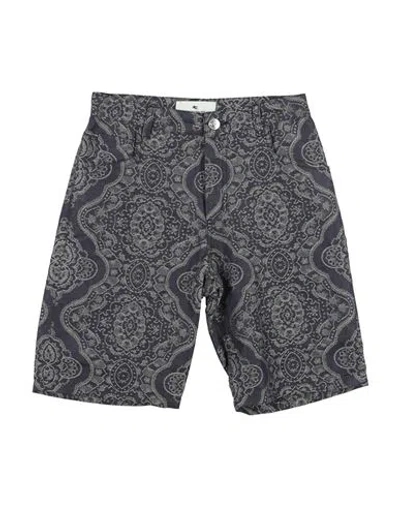 Etro Babies'  Toddler Boy Shorts & Bermuda Shorts Midnight Blue Size 6 Cotton, Linen In Black