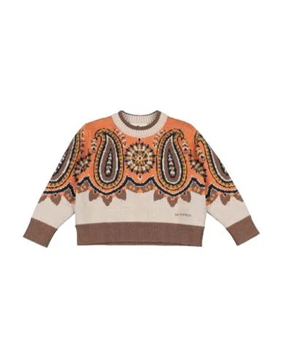 Etro Babies'  Toddler Boy Sweater Beige Size 6 Virgin Wool In Brown