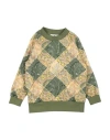Etro Toddler Boy Sweatshirt Military Green Size 6 Cotton, Elastane In Multi