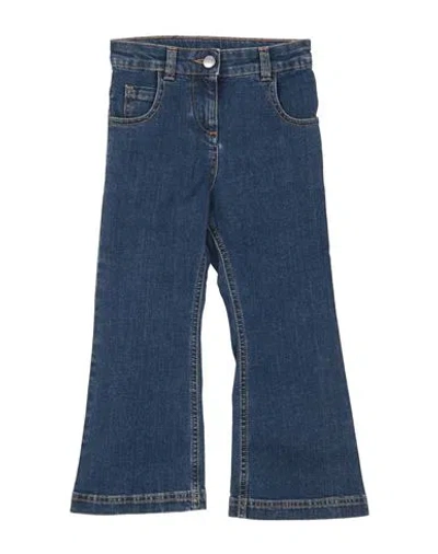 Etro Babies'  Toddler Girl Jeans Blue Size 4 Cotton, Elastane, Polyester, Polyurethane