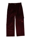 Etro Toddler Girl Pants Burgundy Size 6 Cotton, Polyester In Burgundy