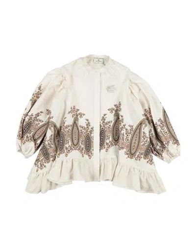 Etro Babies'  Toddler Girl Shirt Ivory Size 6 Cotton, Viscose In Neutral