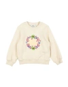 Etro Toddler Girl Sweatshirt Cream Size 6 Cotton, Polyamide, Elastane, Viscose In White