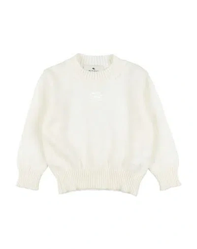 Etro Babies'  Toddler Girl Turtleneck Cream Size 4 Wool, Cashmere, Mohair Wool, Polyamide In Neutral