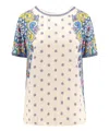 Etro All-over Print T-shirt In Beige