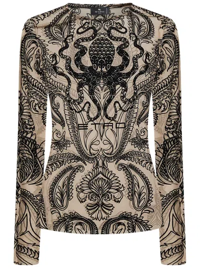 Etro Top  In Beige