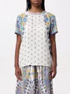 Etro All-over Print T-shirt In Beige