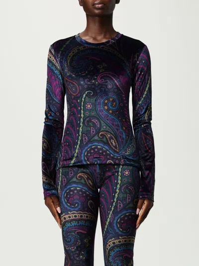 ETRO TOP ETRO WOMAN COLOR BLUE,H22581009