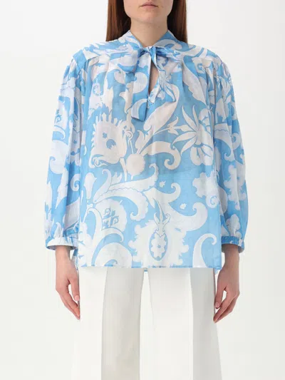 ETRO TOP ETRO WOMAN COLOR BLUE,G59457009