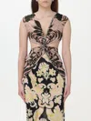 Etro One-shoulder Printed Twist Detail Blouse In Multicolor