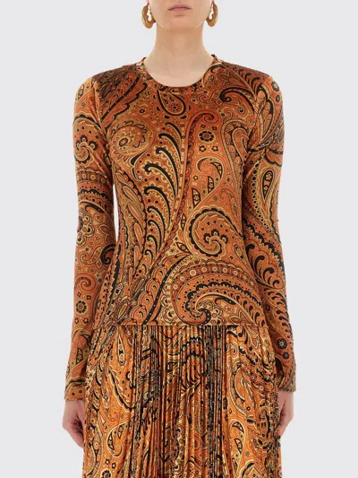 ETRO TOP ETRO WOMAN COLOR ORANGE,H22581004