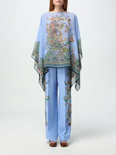 ETRO TOP ETRO WOMAN COLOR SKY BLUE,423708016