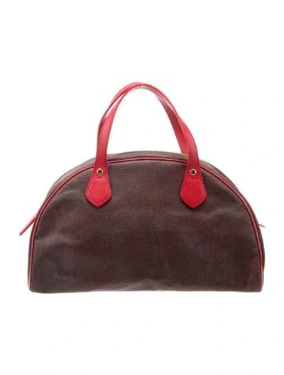 Pre-owned Etro Top Handle Bag In Brown