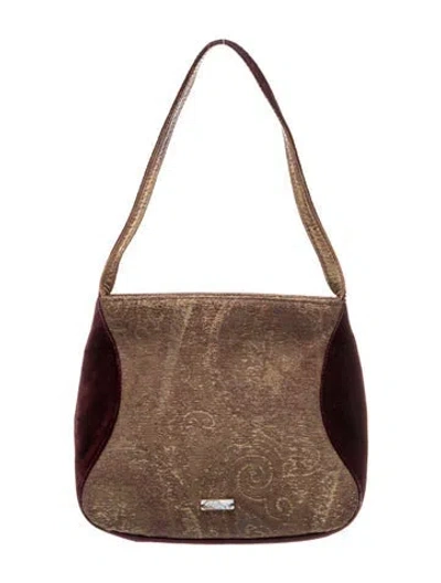 Pre-owned Etro Top Handle Bag In Brown