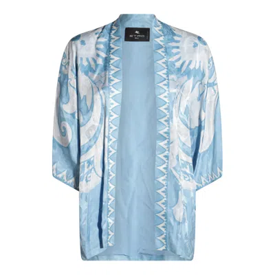 ETRO TOP LIGHT BLUE/WHITE