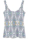 Etro Graphic-print Top In Multicolor