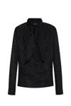 Etro Top With Deep Neckline In Black