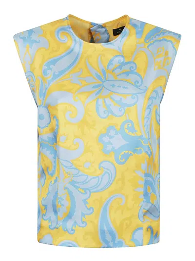 ETRO TOP - AZUL CLARO